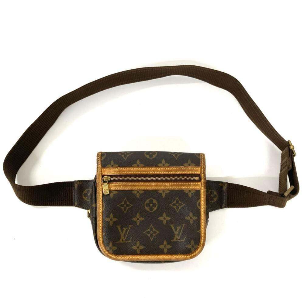 LOUIS VUITTON Brown Monogram Canvas Hobo Bag